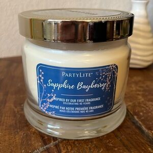 PartyLite Sapphire Bayberry 3 with jar candle